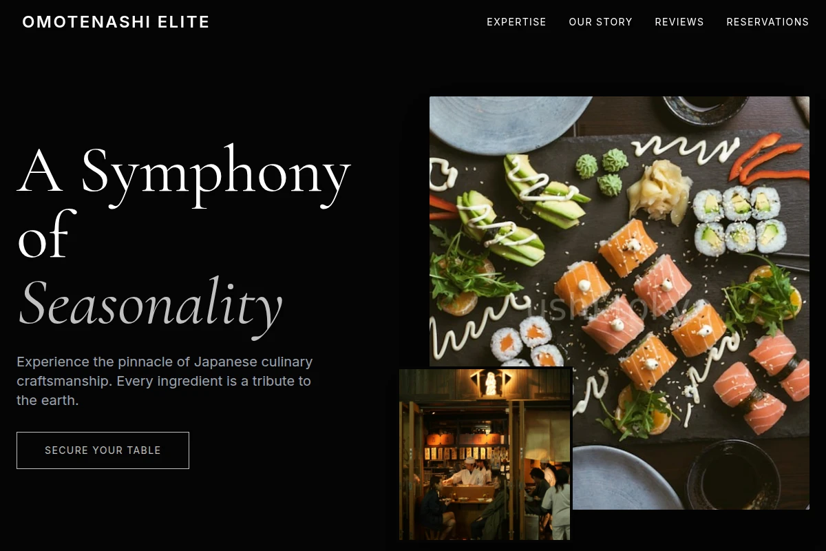 Culinary Japanese Food