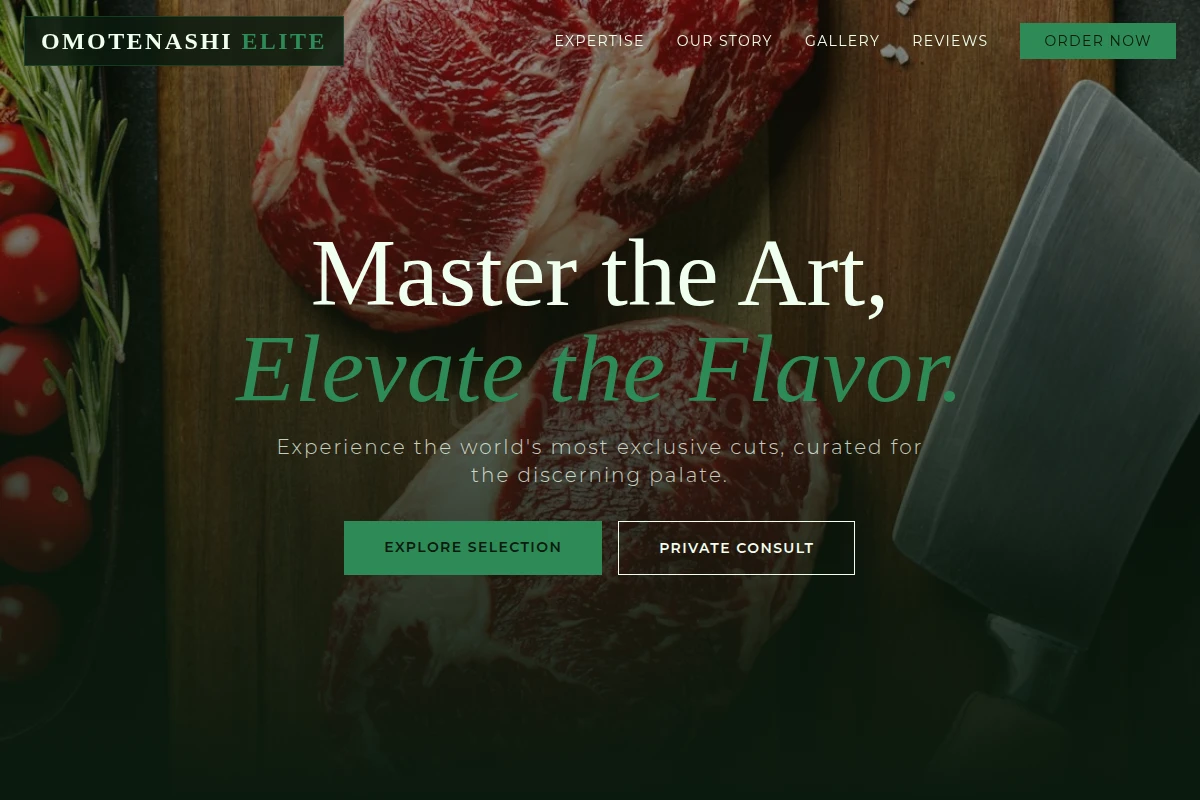 Minimalist Meat